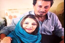 الهام پاوه نژاد و همسرش +عکس