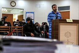 عکسی از لحظه اعدام قاتل دو بسیجی مشهدی