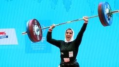 با الهام حسینی وزنه بردار ایرانی آشنا شوید