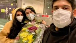 دیدار عاشقانه فلور نظری و پسرش بعد از دو سال+عکس