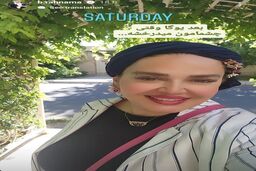تغییرات دختر بهاره رهنما در خارج از کشور | بهاره رهنما با لباس کاملا ایرانی به جشنواره خارجی رفت +عکس