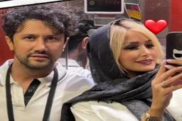 استتار عجیب شاهرخ استخری و زنش هنگام خرید | لباس های لاکچری زن شاهرخ استخری برای زمستان لو رفت + عکس