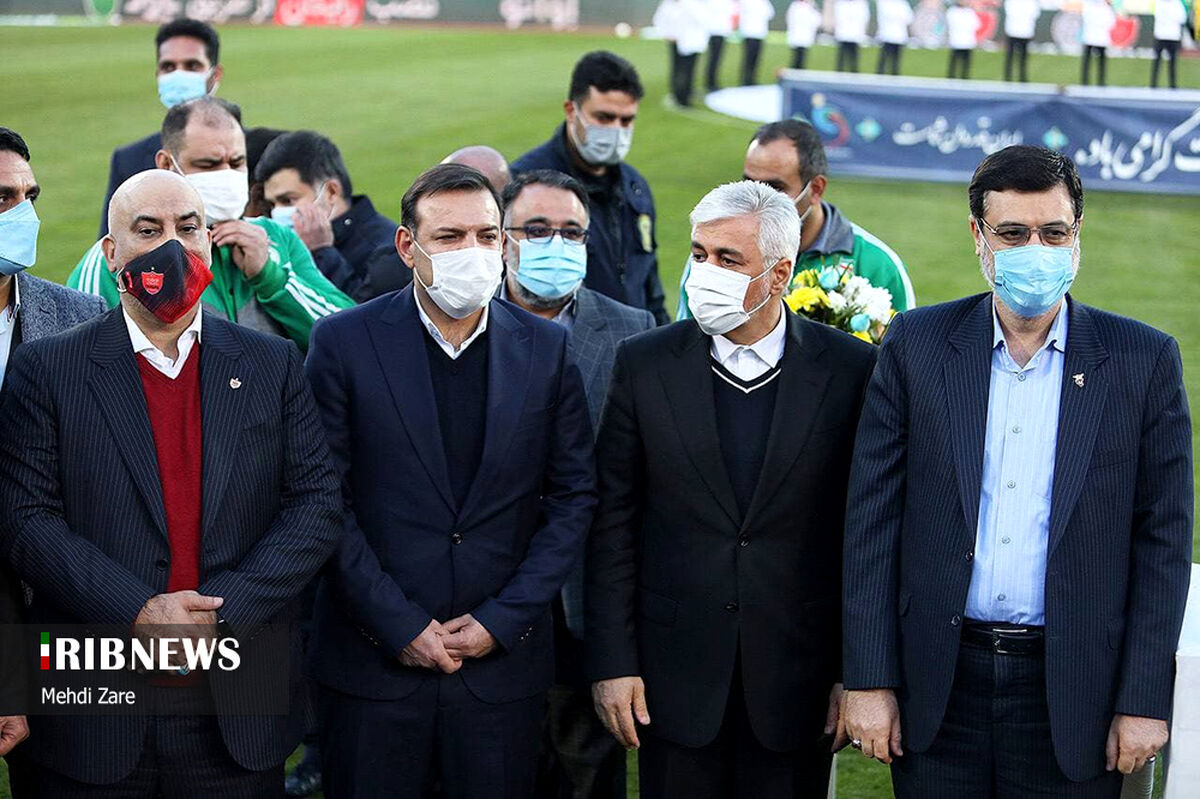 حضور نامزد ریاست جمهوری در دربی تهران