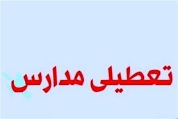 فردا دوشنبه مدارس کدام شهرستانها تعطیل اعلام شد؟