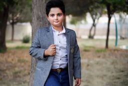 تصویری غم انگیز از کیان پیرفلک کودک شهید 9 ساله