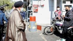  رئیسی در پمپ بنزین میدان فردوسی بعد از حمله سایبری +اولین عکس