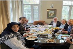 میز ناهار لاکچری صادق زیباکلام برای سفیر فرانسه در ویلای شخصی اش +عکس