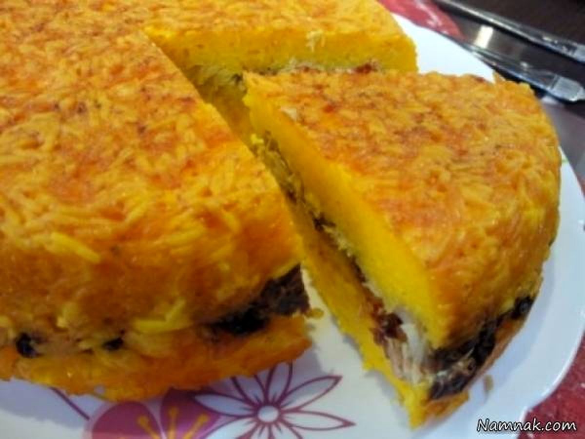 شام یه غذای عیونی درست کن | یه ته چین خوشمزه با مرغ و اسفناج درست کن +فیلم