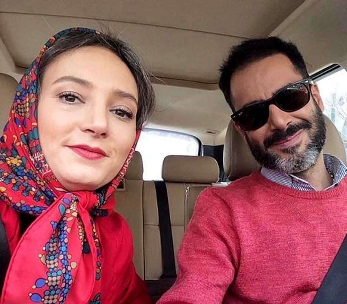عکسی عجیب از سحر ولدبیگی و شوهرش بعد از کرونا