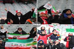 تشویق ایسلندی تماشاگران زن ایرانی +فیلم