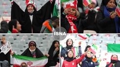 نیروهای انتظامی زن بیشتر از زنان تماشاچی!‌+عکس