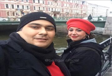 تصویر تلخ از همسر رضا داوودنژاد در مراسم خاکسپاری اش | وداع جگرسوز غزل بدیعی با شوهرش + عکس