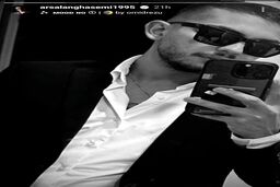 عینک گرانقیمت ارسلان قاسمی توجه همه را جلب کرد | تیپ میلیاردی ارسلان قاسمی +عکس