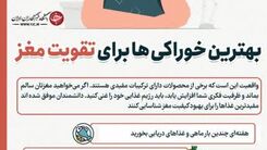 با این خوراکی‌ها باهوش می‌شوید!+اینفوگرافی 