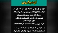 ادعای تایید نشده: ا‌ُمیکرون در ایران شناسایی شد