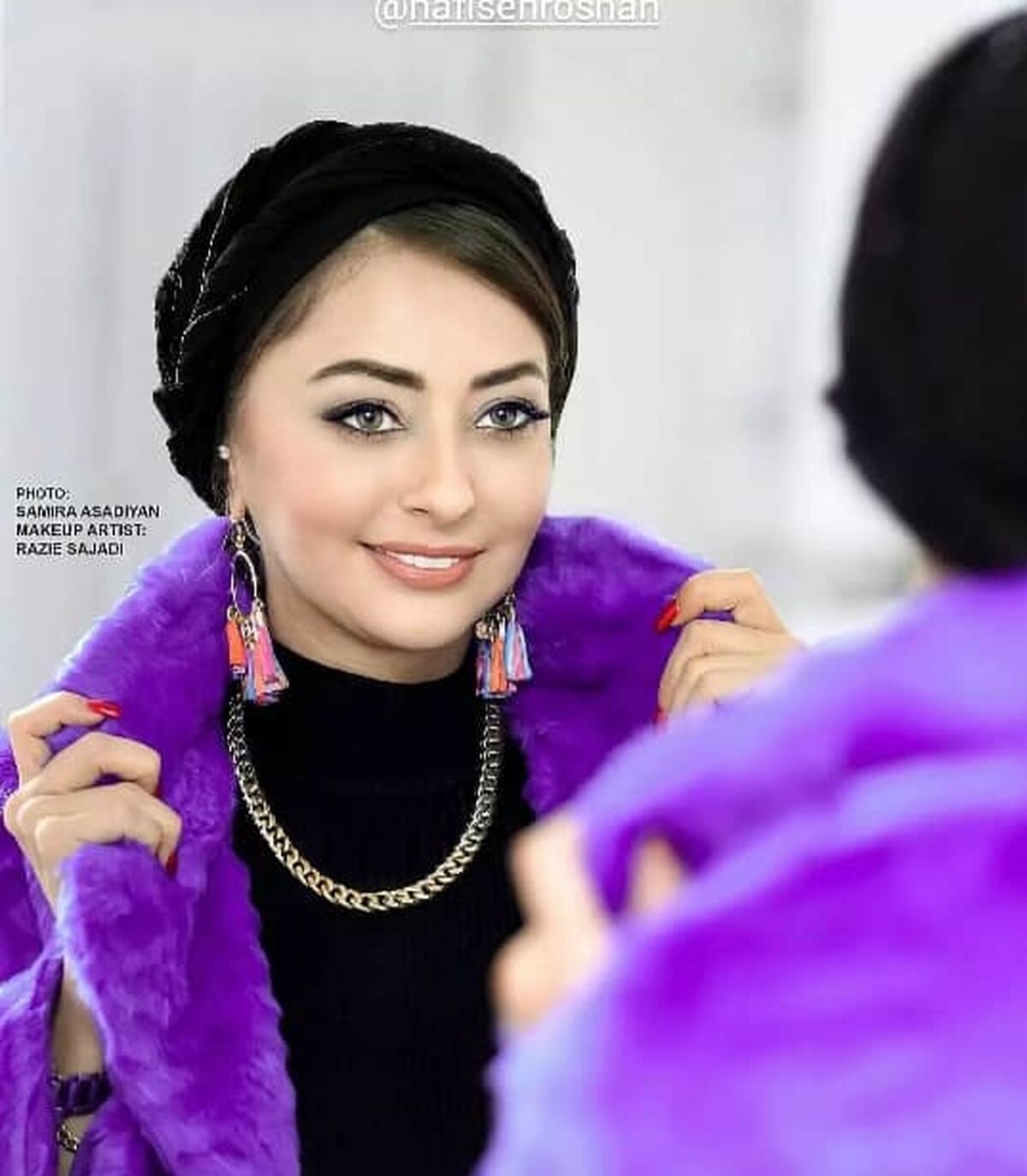 اولین عکسی که نفیسه روشن از شوهر دومش منتشر کرد/حاشیه سازی جدید خانم سلبریتی!+عکس