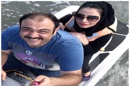 بلایی که دکترا سر چهره همسر مهران غفوریان آوردند | چهره ترسناک عیال مهران غفوریان | مهران غفوریان زنش را نشناخت +عکس جنجالی