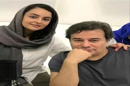 عکس جنجالی دختر بهاره رهنما از نامادری جوان و پدرش پیمان قاسم خانی | تفریح حسرت برانگیز  پیمان قاسم خانی و همسرش +عکس