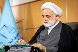 حضور رئیس عدلیه در منزل شهید سلیمانی +عکس
