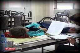 حضور متفاوت یک دانش‌آموز در کنکور امسال +عکس