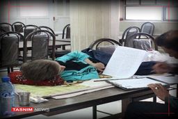 حضور متفاوت یک دانش‌آموز در کنکور امسال +عکس