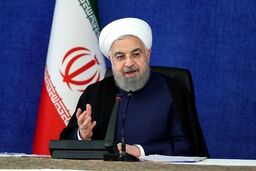 عکس لو رفته حسن روحانی سر سفره شام +عکس