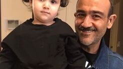 تیپ نامتعارف مهران غفوریان و دخترش برای رفتن به سوپرمارکت +فیلم