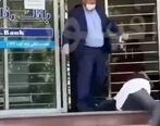 ماجرای ضرب و شتم یک زن جوان توسط رئیس شعبه بانک رفاه+فیلم لو رفته 
