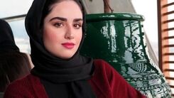 هانیه غلامی با تیپ متفاوت در ورزشگاه آزادی + عکس
