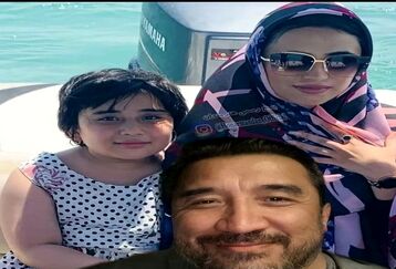  این زن خیلی جوان سومین همسر خداداد عزیزی است !  | ازدواج خداداد با زنی همسن و سال دختر بزرگش! + عکس