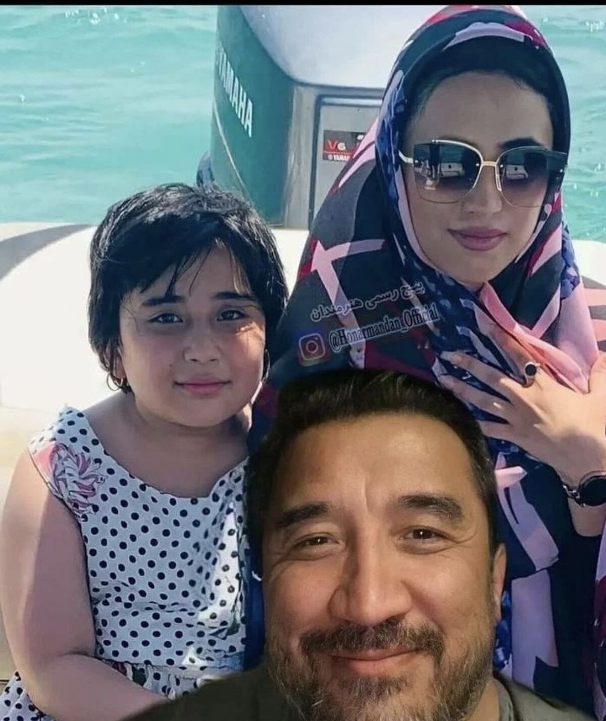  این زن خیلی جوان سومین همسر خداداد عزیزی است !  | ازدواج خداداد با زنی همسن و سال دختر بزرگش! + عکس