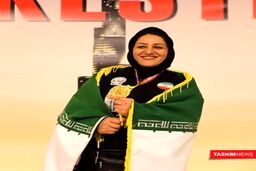 بانوی ایرانی، قهرمان مچ‌اندازی آسیا + عکس