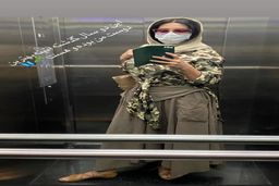 جلوه گری لیلا بلوکات با تیپ چریکی +عکس