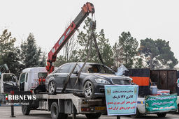 آتش سوزی عمدی خودروهای گران قیمت توسط سارقان! +عکس