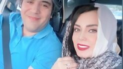 غافلگیری صبا راد و همسرش در آسانسور|  پوشیدن لباس های جور با جور و چند میلیونی صبا راد در این وضعیت اقتصادی! +عکس خبرساز