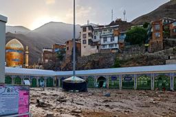 بارش شدید باران در تهران | احتمال سیل دوباره در امام زاده داوود 