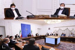  محسن رضایی در جلسه ستاد اقتصادی دولت + عکس