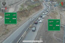 ترافیک وحشتناک از ترافیک جاده های شمالی +عکس 