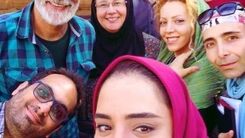 چندش آورترین عکس یادگاری 3 خانم بازیگر ایرانی | عکس نرگس محمدی در کثیف ترین توالت عمومی! +عکس