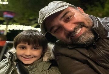 دلیل مهاجرت برزو ارجمند لو رفت | فرزند برزو ارجمند در خارج از کشور به دنیا آمد +عکس جنجالی